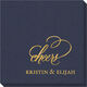 Refined Cheers Linen Like Napkins Image 1 of 6